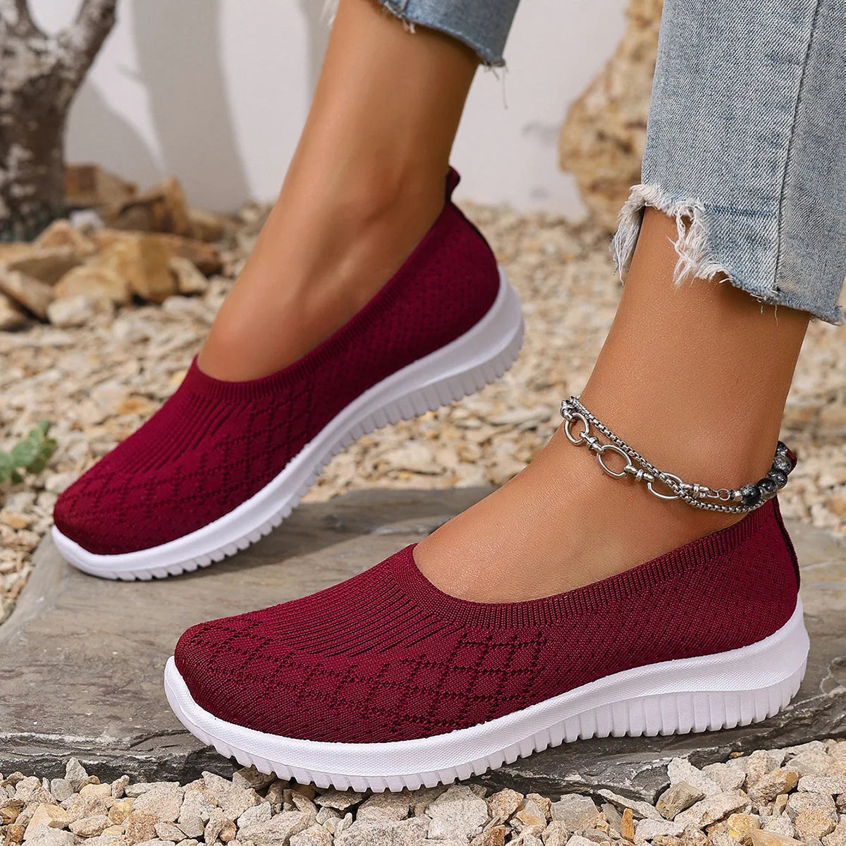 ✦ TradeTrends™ | Breeze Knit Sneakers - Calestra