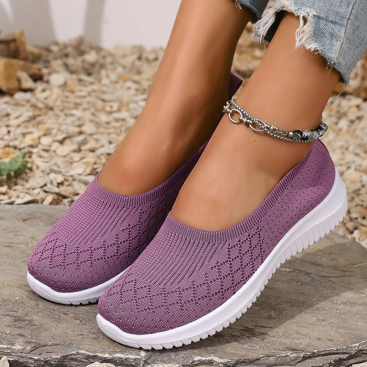 ✦ TradeTrends™ | Breeze Knit Sneakers - Calestra
