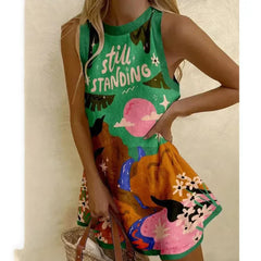 Bhea | Fun Flirty Summer Dress - Calestra