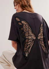 TradeTrends™ | Midnight Butterfly Tee - Calestra
