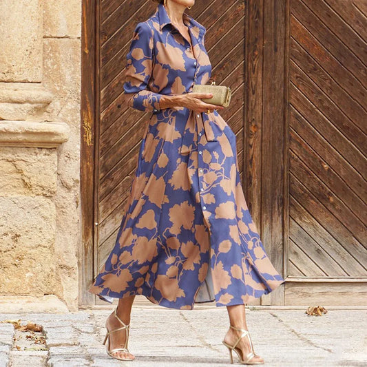 Blair | Elegant V-neck Dress - Calestra