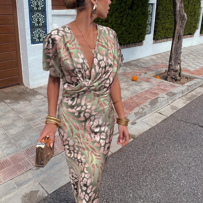 Ariella | Sophisticated Silk Dress - Calestra