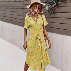 Deborah - Floral Midi Dress