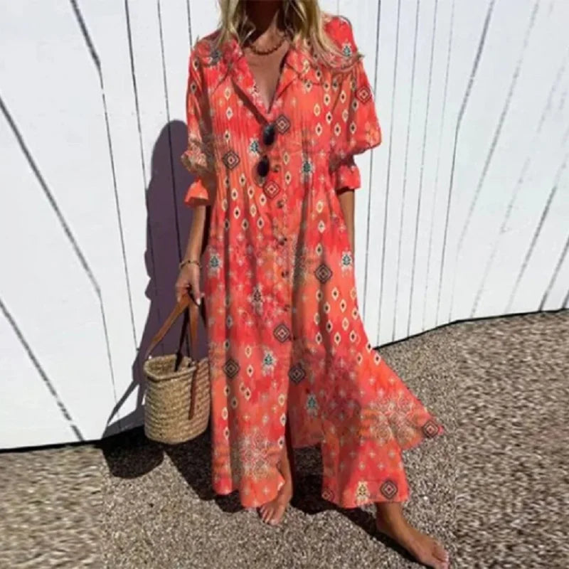 Jessy | Luxury Boho Maxi Dress (Almost sold out) - Calestra