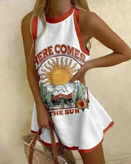 Bhea | Fun Flirty Summer Dress - Calestra