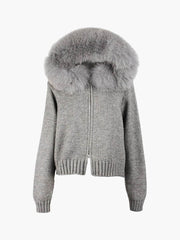 Eline™ Stijlvolle Fur Hoodie - Calestra