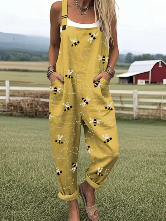 ✦ Calestra™ | Honeybee Meadow Overalls