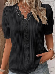 TradeTrends™ | Ivory Lace Whisper Blouse - Calestra
