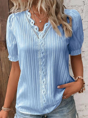 TradeTrends™ | Ivory Lace Whisper Blouse - Calestra