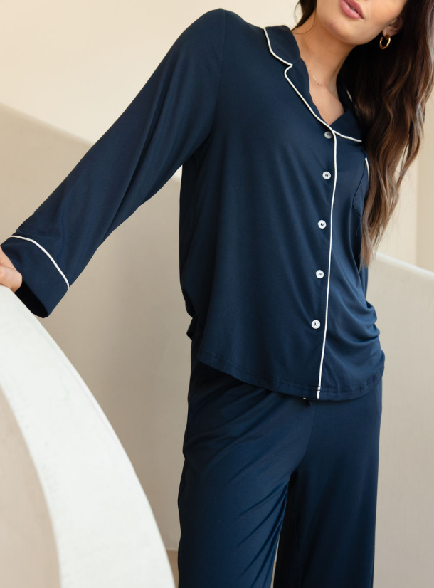 Lot™ Vrouwen Stretch Lange Mouwen Pyjama Set - Calestra