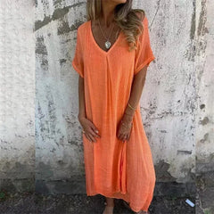 TradeTrends™ Linnen Summer dress - Calestra