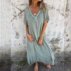 TradeTrends™ Linnen Summer dress - Calestra