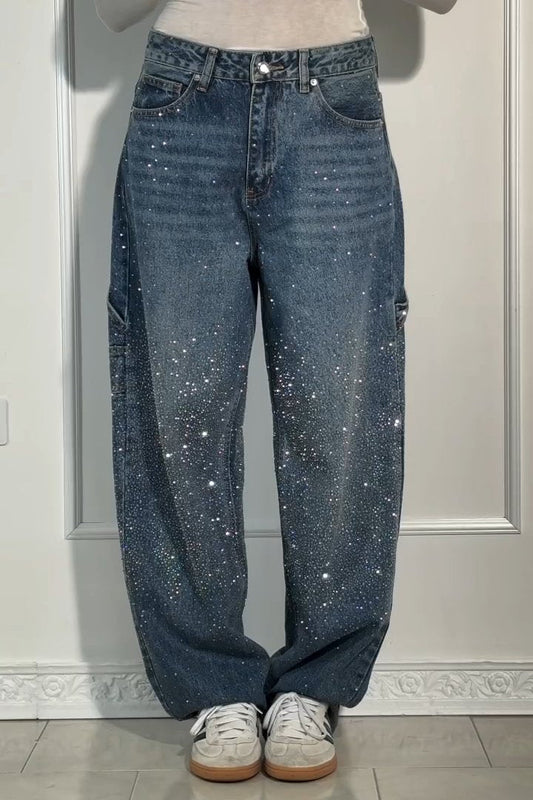 Juni™ Sparkling Glitter Jeans - Calestra
