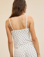 ✦ Amélia Polka Dot Lace Cami