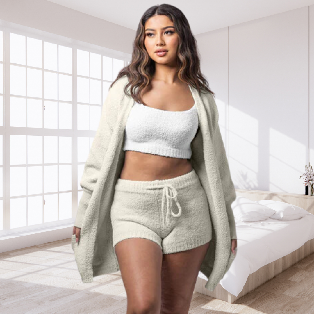 Lana™ Cozy Knit Set (3 delen) - Calestra