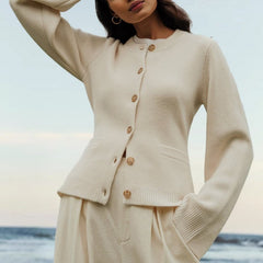 Nadia™ Extra Zachte Knoppen Cardigan - Calestra