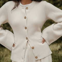 Nadia™ Extra Zachte Knoppen Cardigan - Calestra