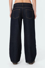 ✦ Aria Low-Rise Wide Leg Jeans