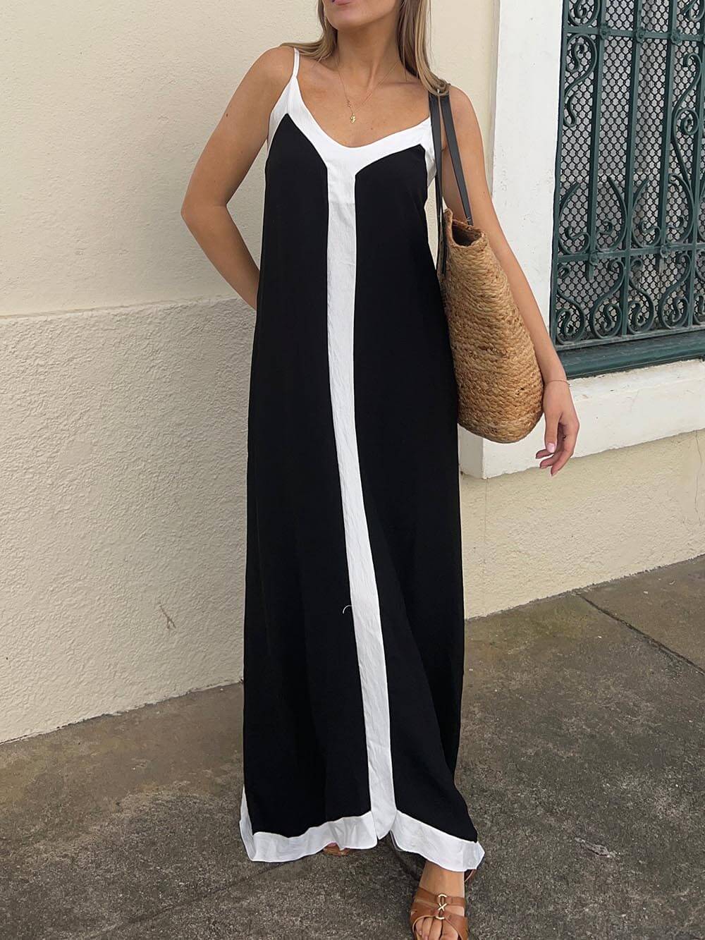 Maxine - Soft Sleeveless Maxi Dress - Calestra