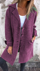 Natalie™ Chique Lange Fashion Jas - Calestra