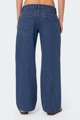 ✦ Aria Low-Rise Wide Leg Jeans
