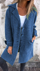 Natalie™ Chique Lange Fashion Jas - Calestra