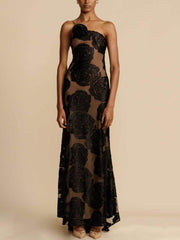 Sara | Flower Maxi Dress - Calestra