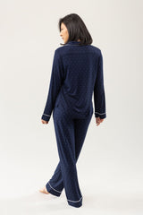 Lot™ Vrouwen Stretch Lange Mouwen Pyjama Set - Calestra