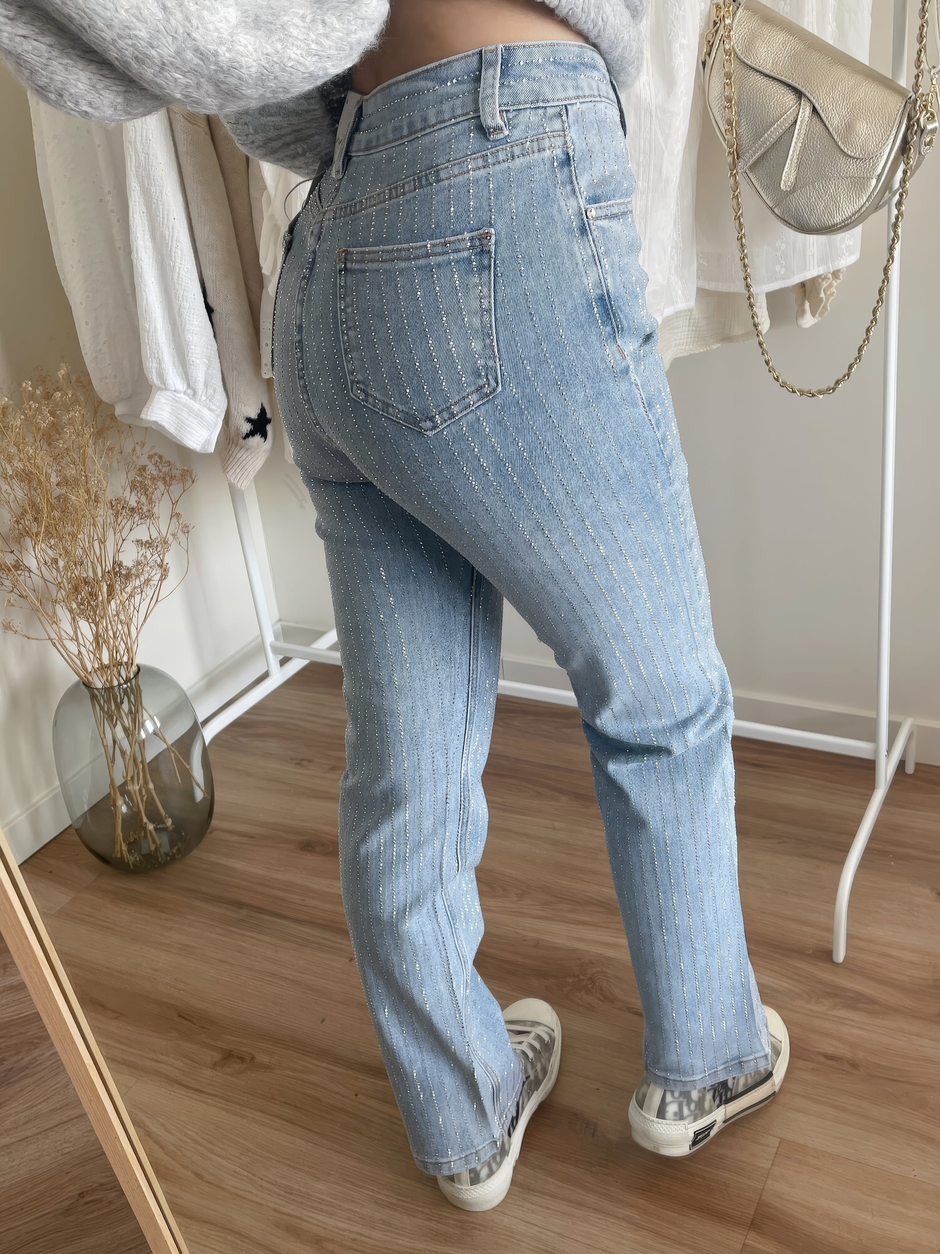 Mirthe™ | Glitter Sparkle Jeans - Calestra
