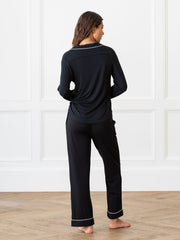 Lot™ Vrouwen Stretch Lange Mouwen Pyjama Set - Calestra