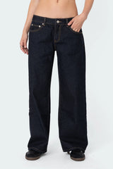 ✦ Aria Low-Rise Wide Leg Jeans