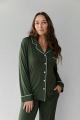 Lot™ Vrouwen Stretch Lange Mouwen Pyjama Set - Calestra