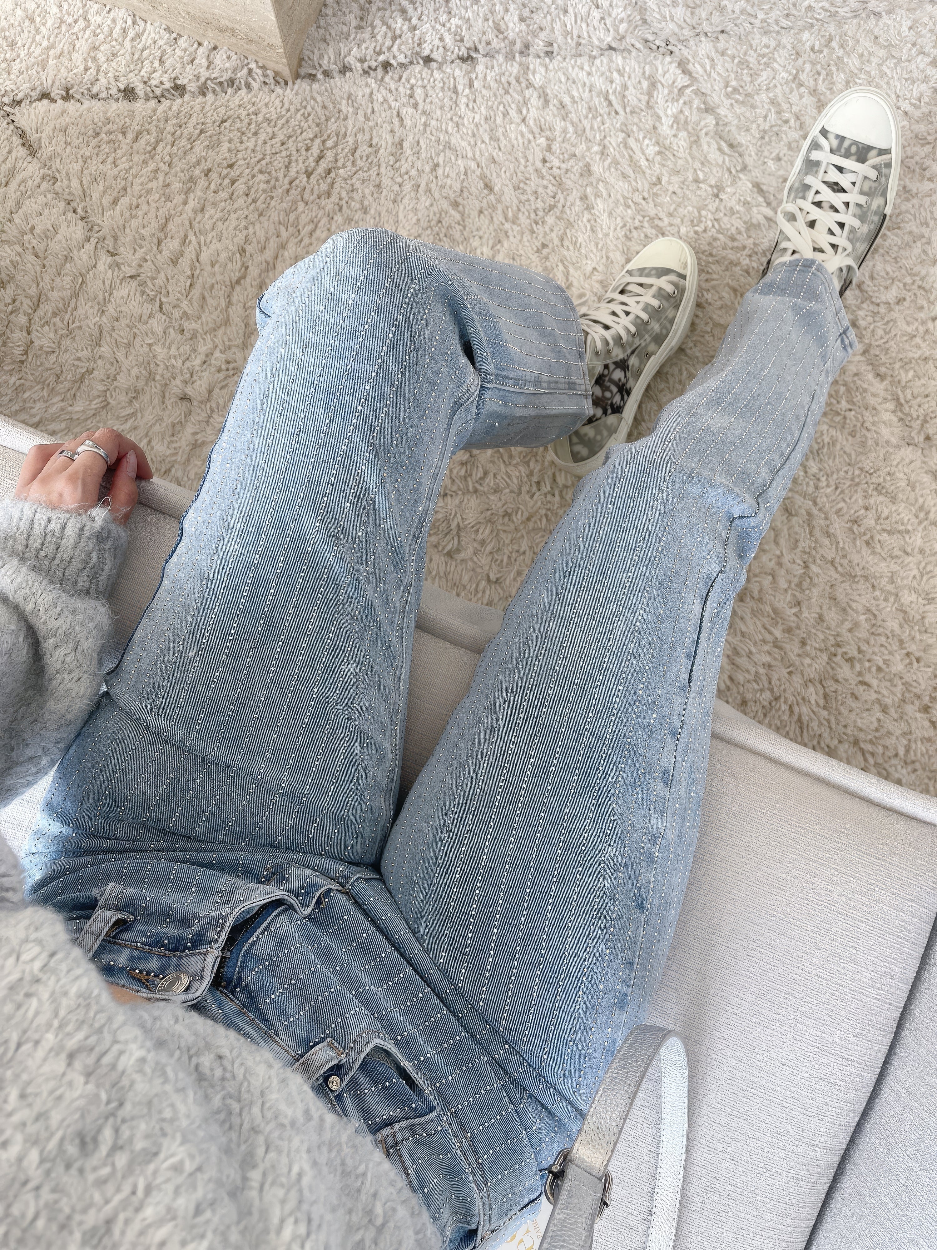 Mirthe™ | Glitter Sparkle Jeans - Calestra