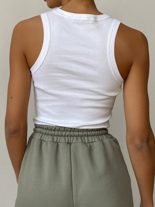 Ellis Crop Tank Top - Calestra