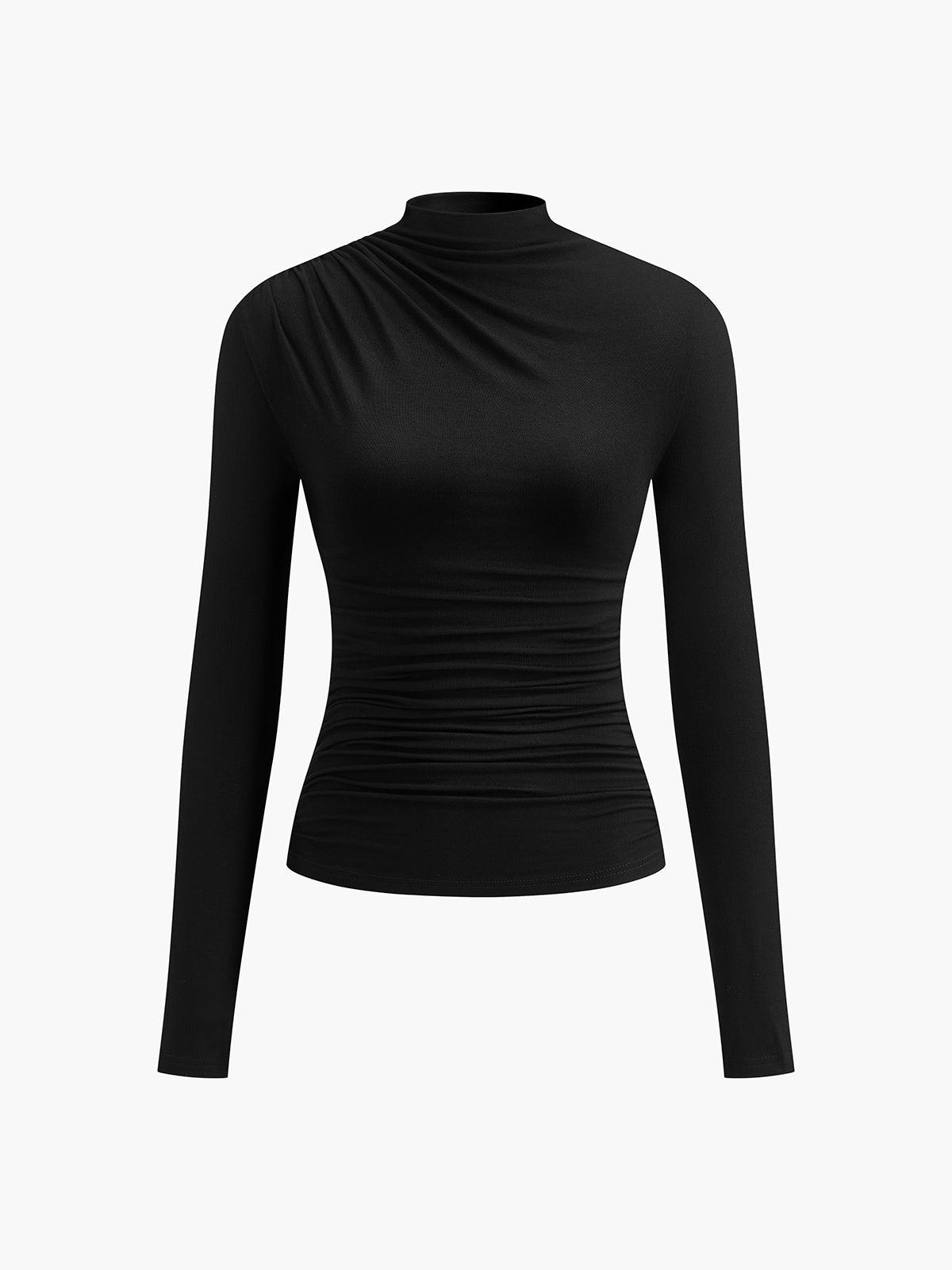 Ruching Long Sleeve Shirt - Calestra