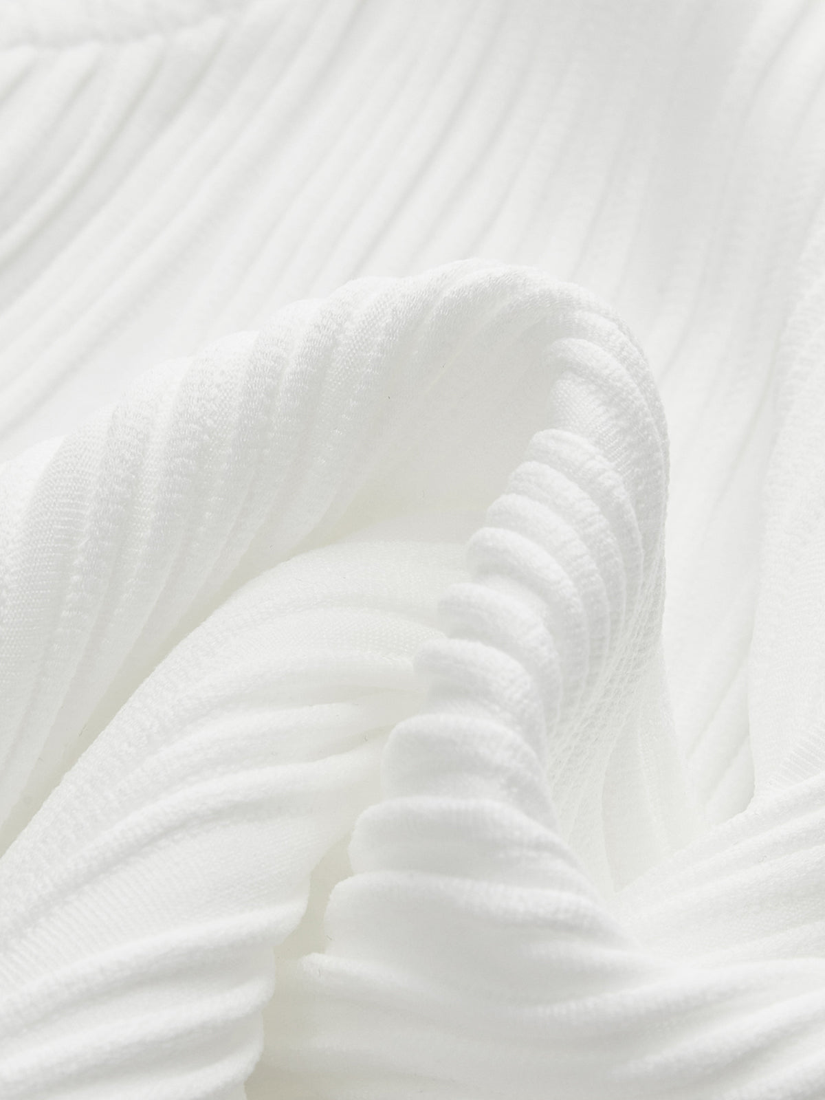 Solid Wavy Textured Tank Top - Calestra