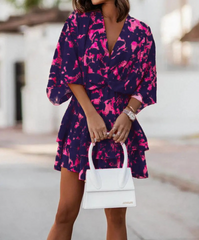 TradeTrends™ | Bohemian Floral Mini Dress - Calestra