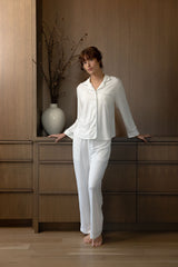 Lot™ Vrouwen Stretch Lange Mouwen Pyjama Set - Calestra