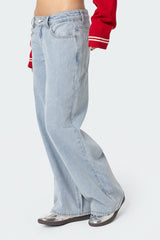 ✦ Aria Low-Rise Wide Leg Jeans