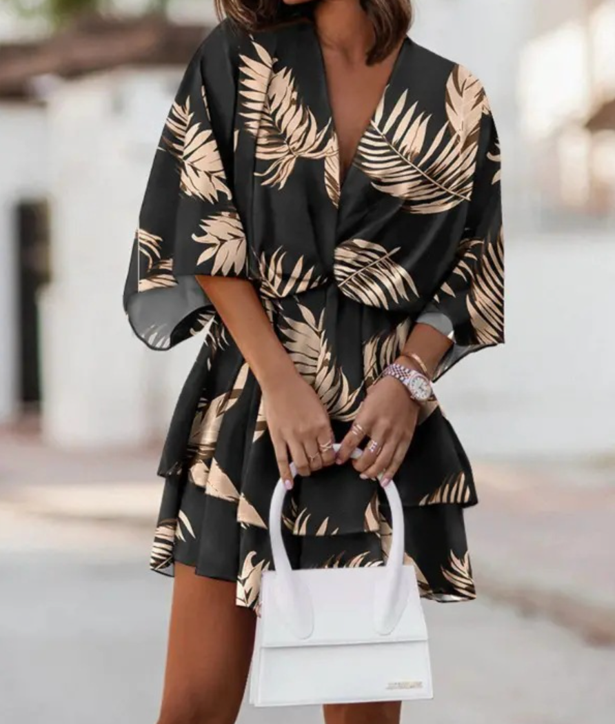 TradeTrends™ | Bohemian Floral Mini Dress - Calestra