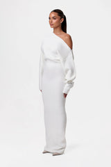 Lisanne™ Lage Schouder Sweater Jurk - Calestra