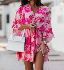 TradeTrends™ | Bohemian Floral Mini Dress - Calestra