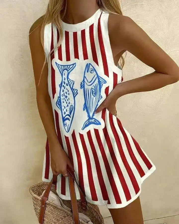 Bhea | Fun Flirty Summer Dress - Calestra
