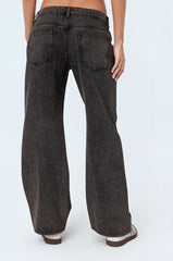 ✦ Aria Low-Rise Wide Leg Jeans