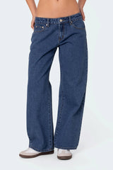 ✦ Aria Low-Rise Wide Leg Jeans