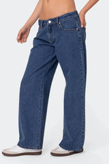 ✦ Aria Low-Rise Wide Leg Jeans