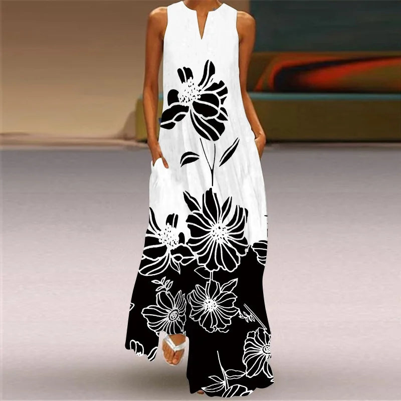 Aurelia™ Butterfly Bloom A-Line Dress - Calestra