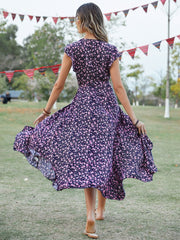Sleeveless Floral Dress
