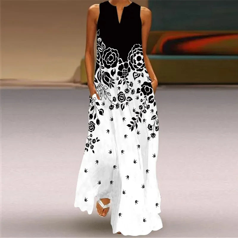 Aurelia™ Butterfly Bloom A-Line Dress - Calestra