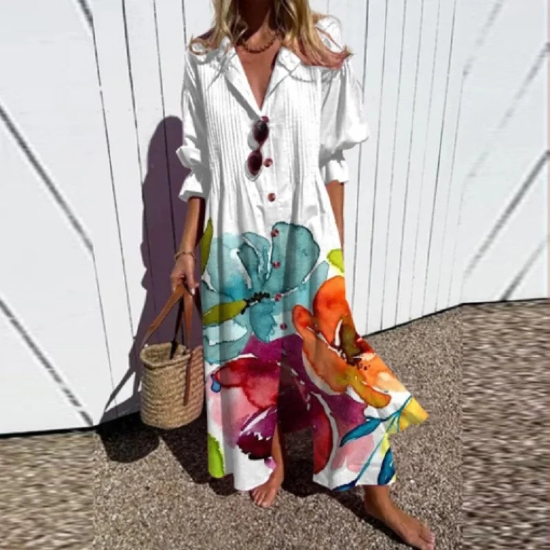 Jessy | Luxury Boho Maxi Dress (Almost sold out) - Calestra